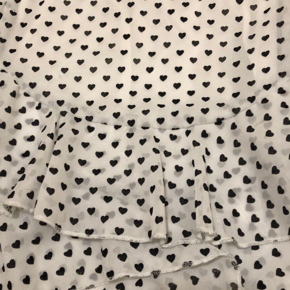 Frill heart print dress - Picture 3 of 3